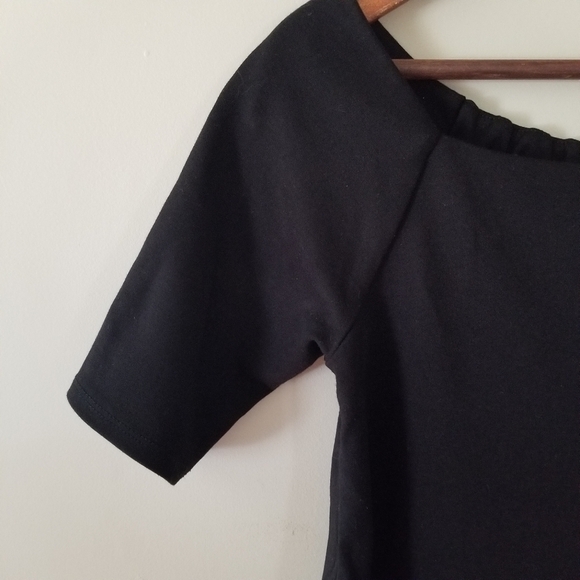 THE Nines By HATCH Maternity  Off-Shoulder Top In Black Size Small - Picture 7 of 9